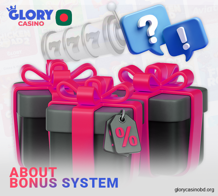 Getting to know Glory Casino's bonus system for players - important information
