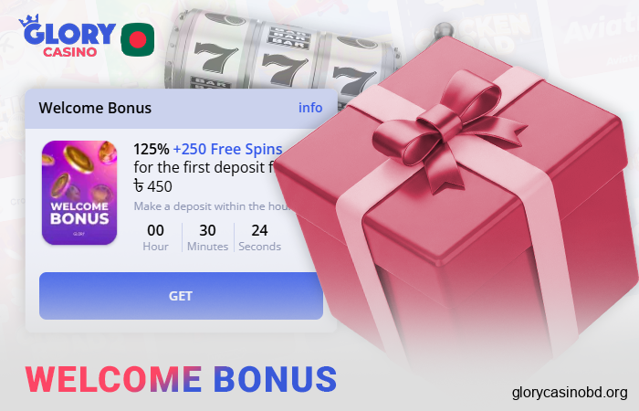 Get the Glory Casino welcome bonus for new players