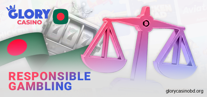 Responsible Gaming Rules at Glory Casino for Players from Bangladesh